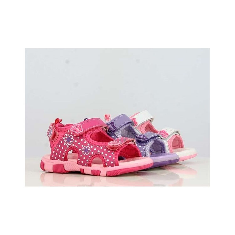 Picture of B136970 GIRLS LILAC CASUAL AND  COMFY SUMMER SANDALS /SHOE